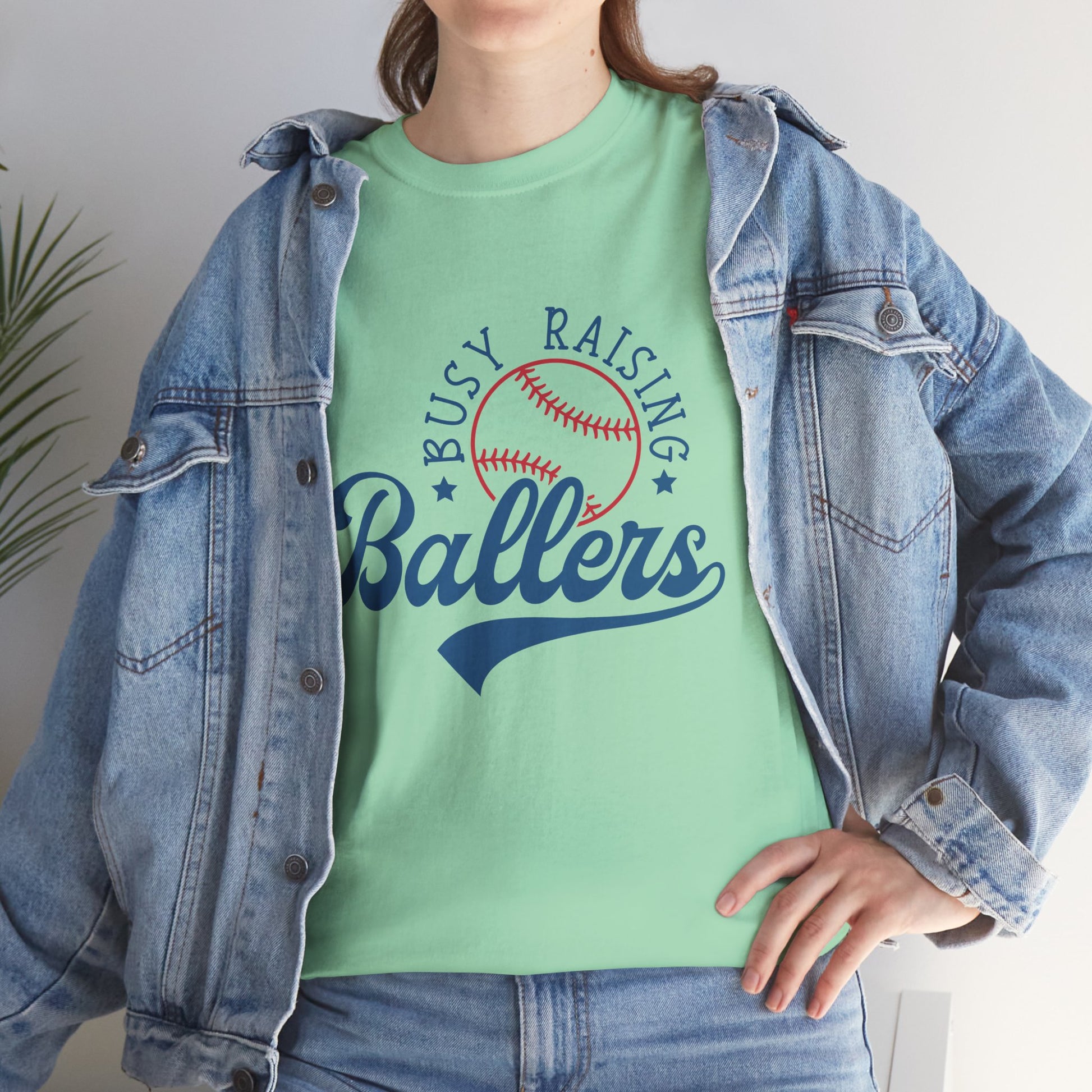 Busy Raising Ballers Unisex Heavy Cotton Tee - GULLYDESIGN