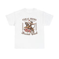 Feral Moms Social Club Tee - Unisex Heavy Cotton T-Shirt for Fun & Rebellious Moms - GULLYDESIGN