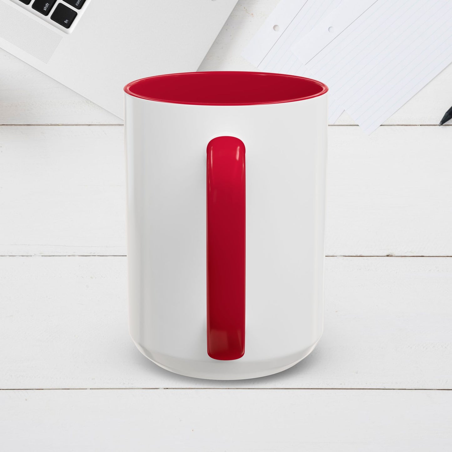 Inspirational Coffee Mug - "Be Real Not Perfect" - Colorful 11oz & 15oz Designs - GULLYDESIGN