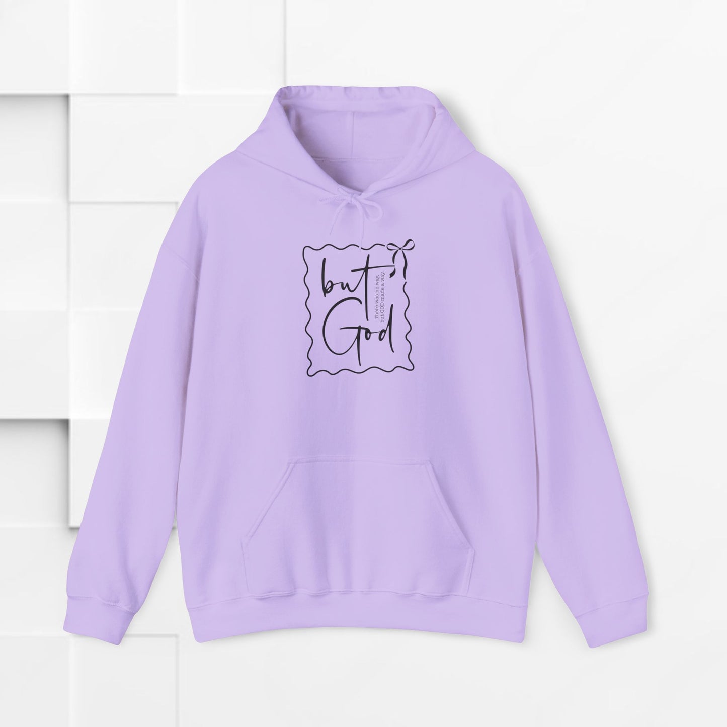 Inspirational Unisex Heavy Blend Hoodie - "but God" Design