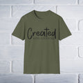 Created With A Purpose T-Shirt - Unisex Softstyle - GULLYDESIGN