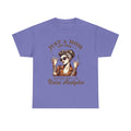 Just a Mom Heavy Cotton Tee - Funny Mom Shirt - GULLYDESIGN