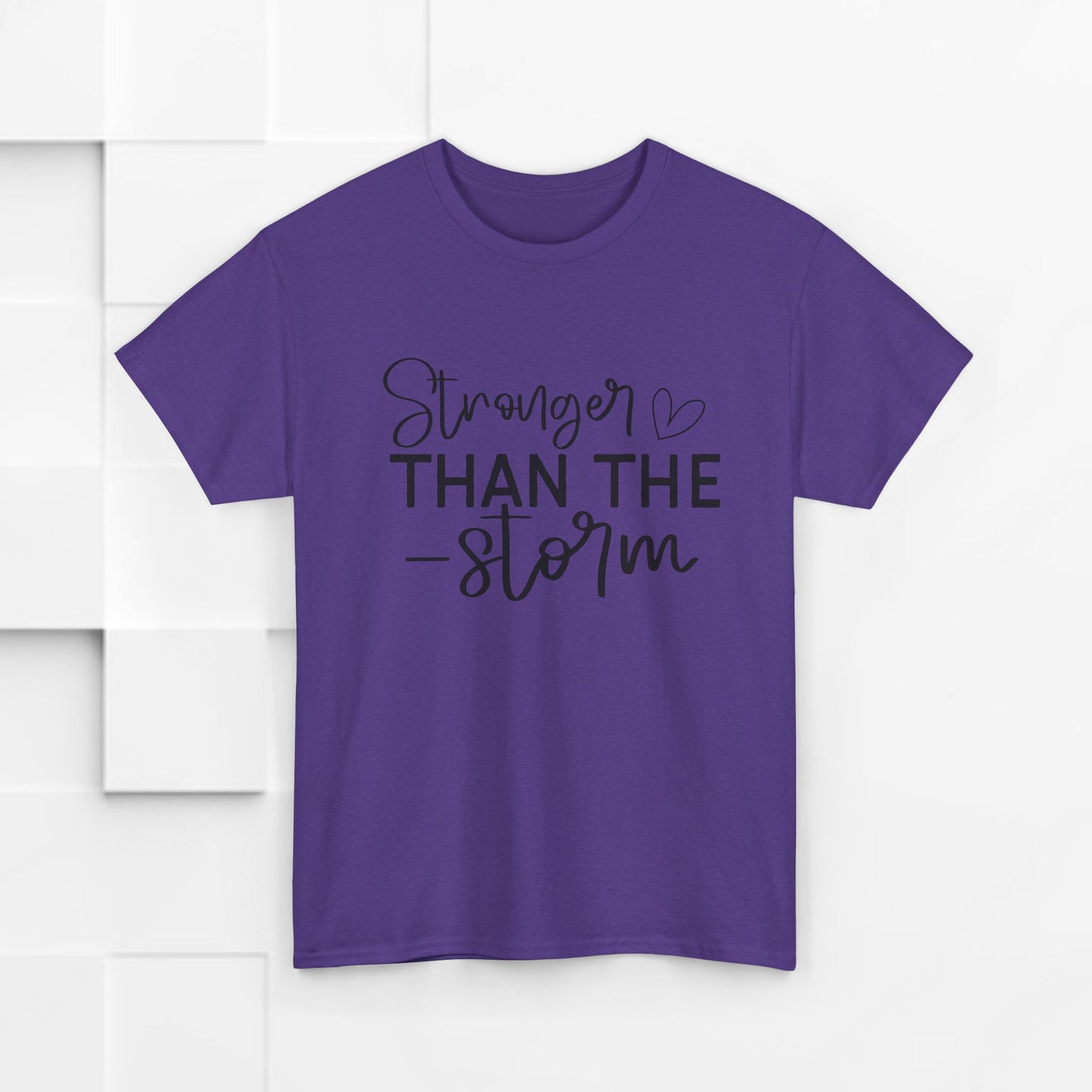 Stronger Than The Storm Unisex Heavy Cotton Tee