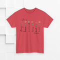 Inspirational Mom Heavy Cotton Tee - Strong, Brave, Kind, Beautiful Design - GULLYDESIGN