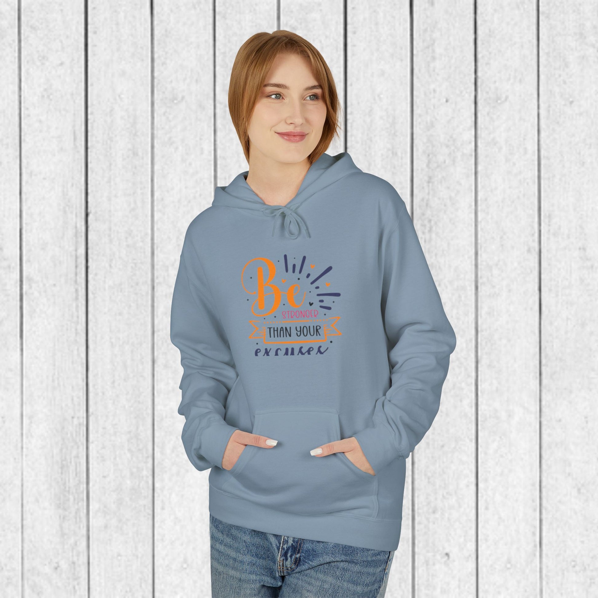Be Brighter Than Your Excuses Unisex Hoodie - GULLYDESIGN