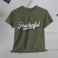 Unisex Heavy Cotton Tee - 'Powerful' Graphic Tee for Empowerment and Self-Expression - GULLYDESIGN