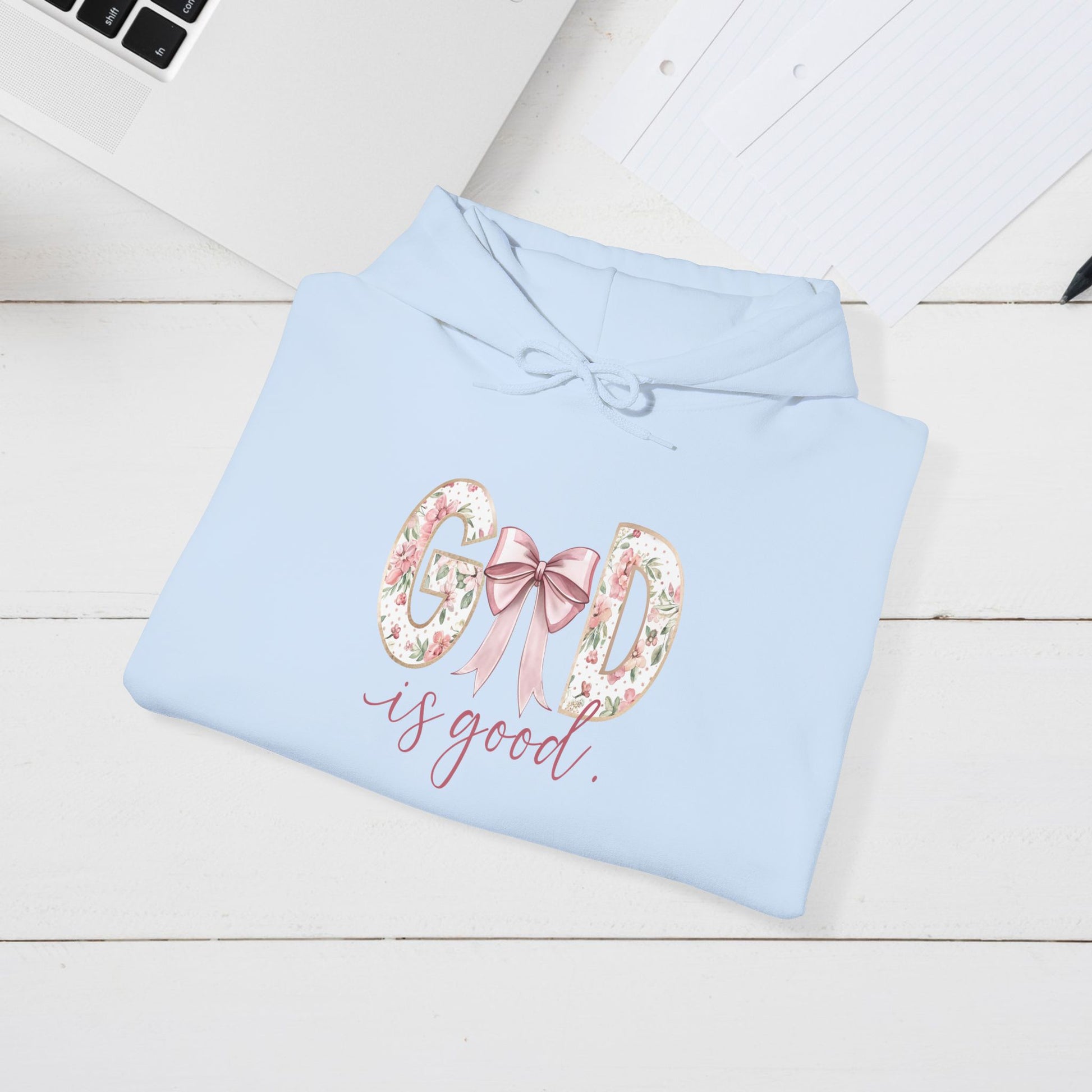 Inspirational God is Good Hoodie - Unisex Heavy Blend™ Sweatshirt - GULLYDESIGN
