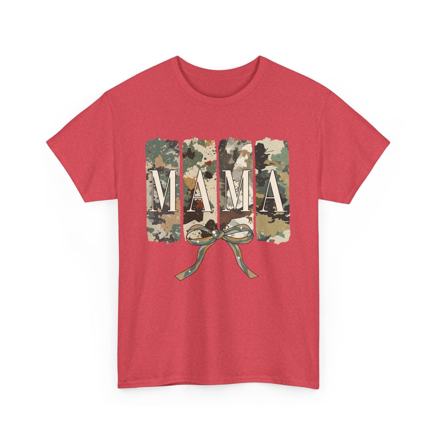 Camo Mama Unisex Heavy Cotton Tee - Perfect Gift for Moms
