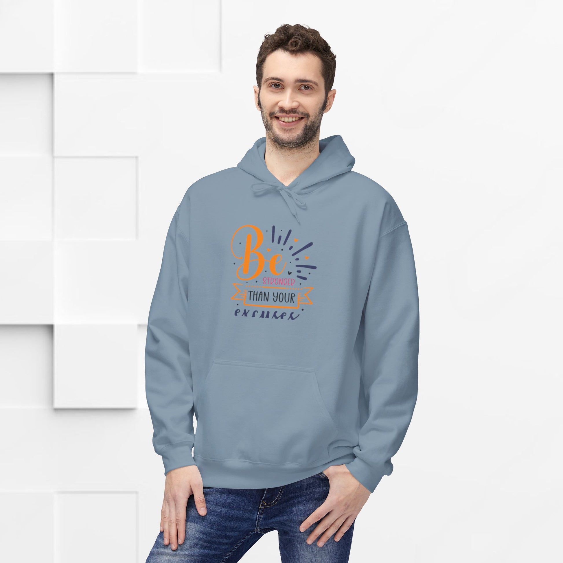 Be Brighter Than Your Excuses Unisex Hoodie - GULLYDESIGN