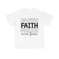 Faith Over Fear Unisex Heavy Cotton Tee - Inspirational T-Shirt - GULLYDESIGN