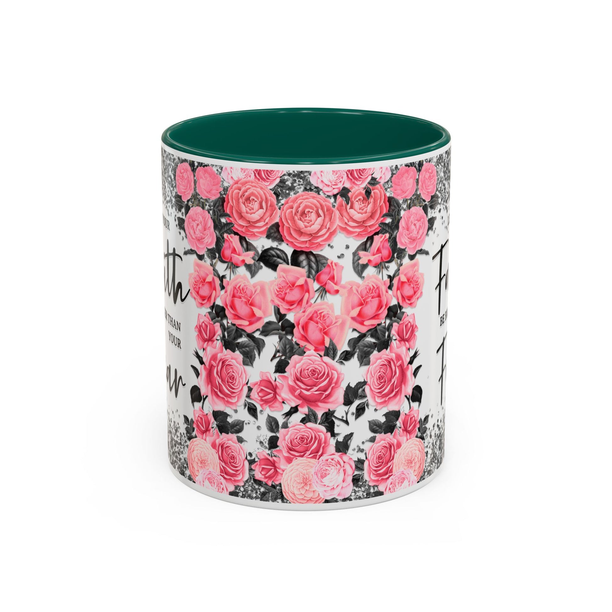 Colorful Floral Faith Mugs - Inspirational Coffee Cups for Home & Gifts - GULLYDESIGN