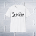 Created With A Purpose T-Shirt - Unisex Softstyle - GULLYDESIGN