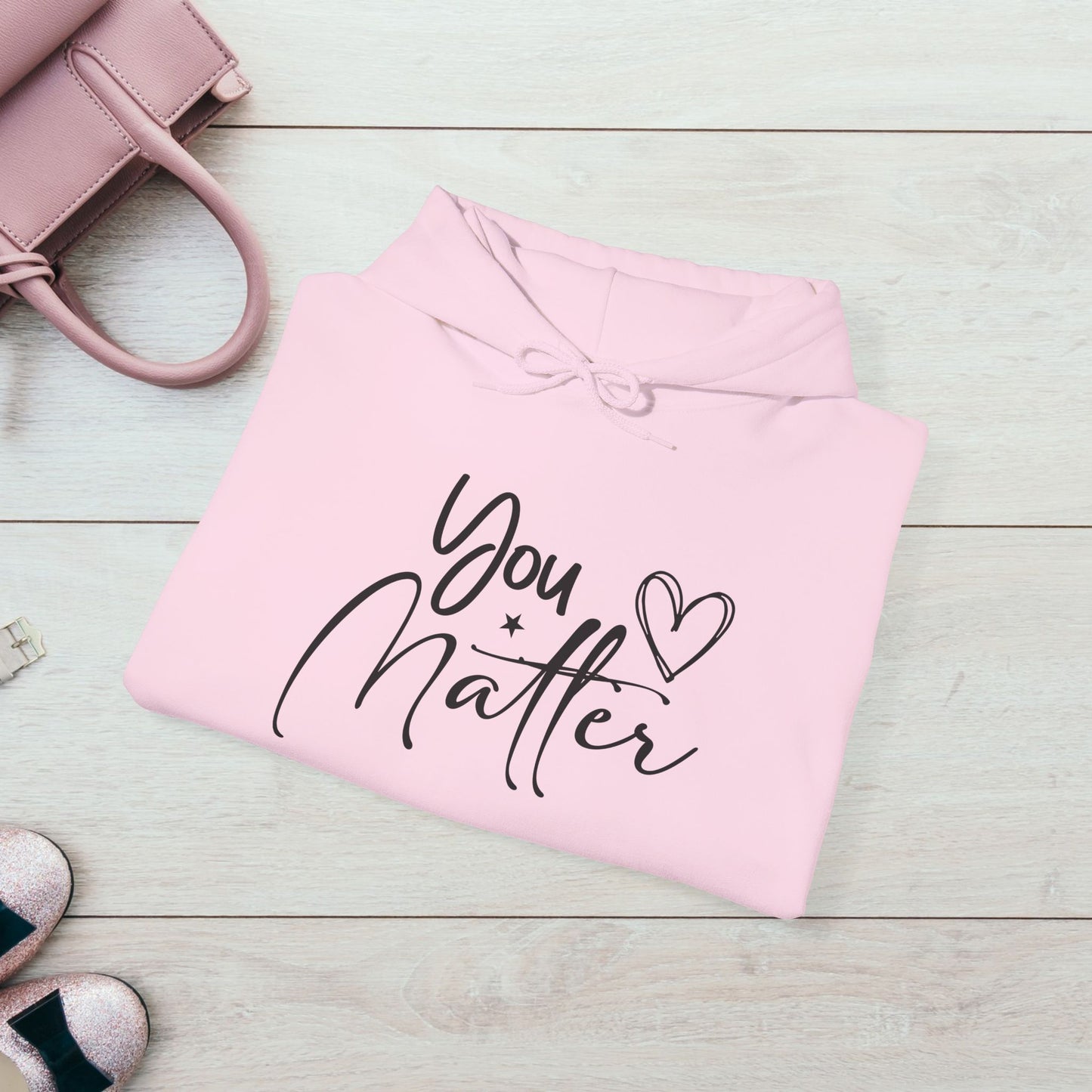 You Matter Unisex Heavy Blend™ Hooded Sweatshirt - Inspirational Warmth for Everyday Comfort