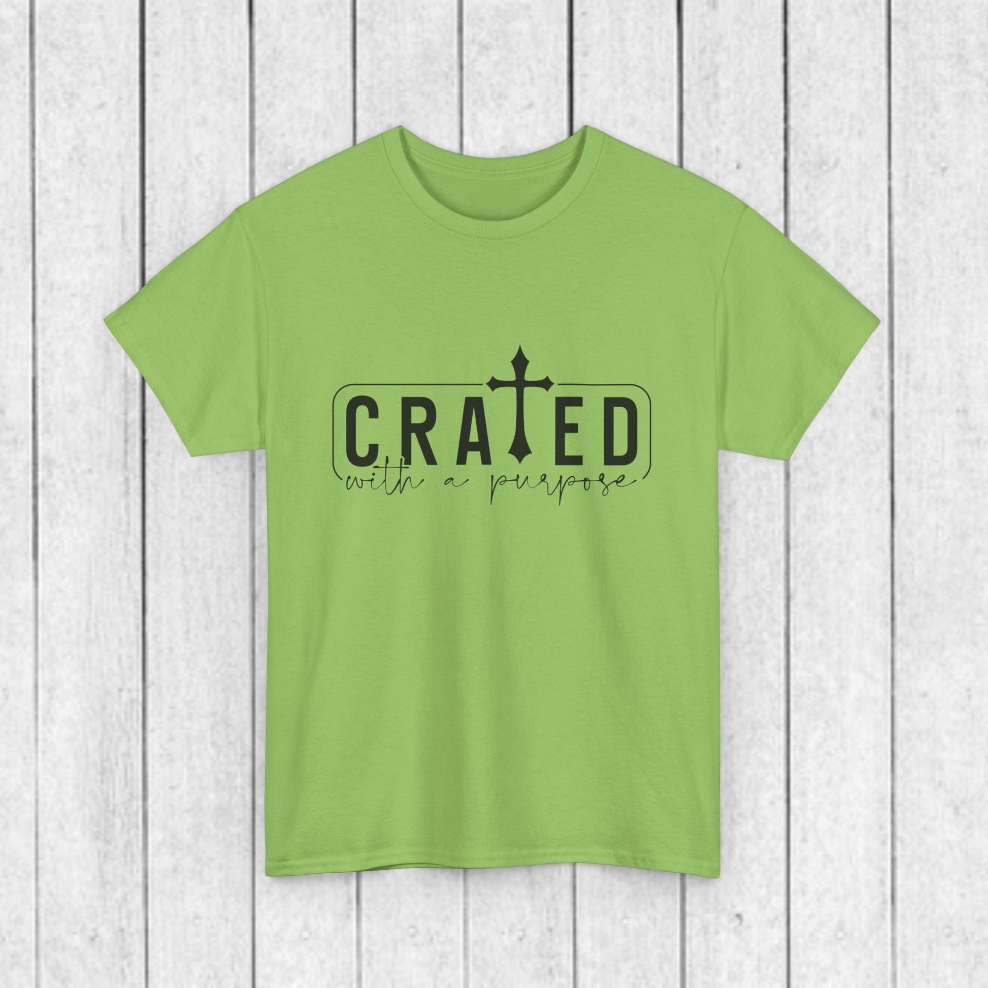 Unisex Heavy Cotton Tee - Grated with a Purpose Graphic Tee - GULLYDESIGN