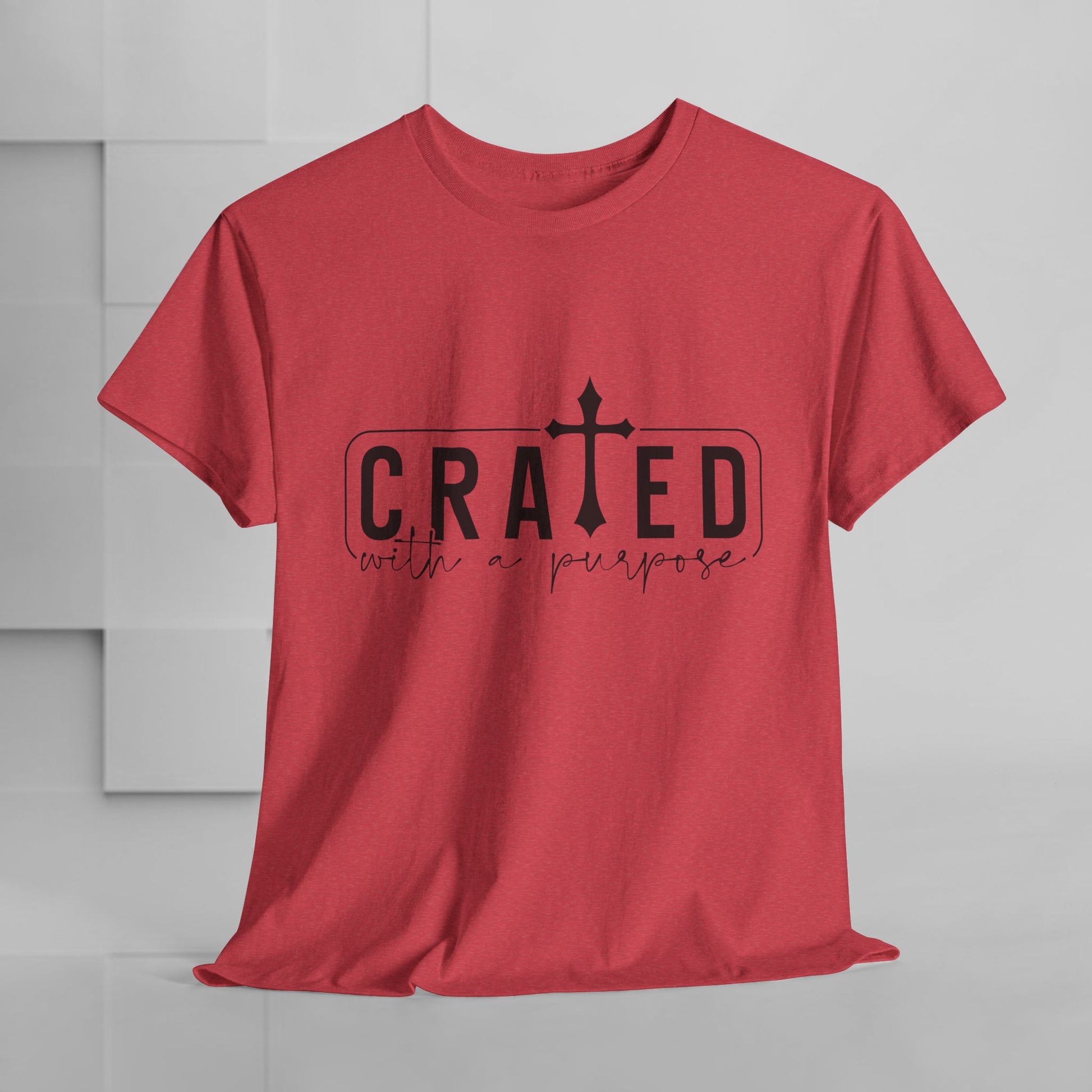 Unisex Heavy Cotton Tee - Grated with a Purpose Graphic Tee - GULLYDESIGN