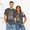 Personalized Unisex Heavy Cotton Tee - Custom Name & Age Design - GULLYDESIGN
