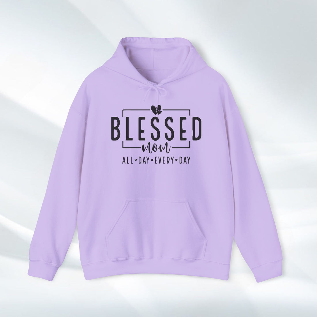 Blessed Mom Unisex Heavy Blend™ Hooded Sweatshirt - All Day Every Day - GULLYDESIGN