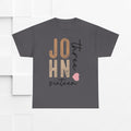 Personalized Unisex Heavy Cotton Tee - Custom Name & Age Design - GULLYDESIGN
