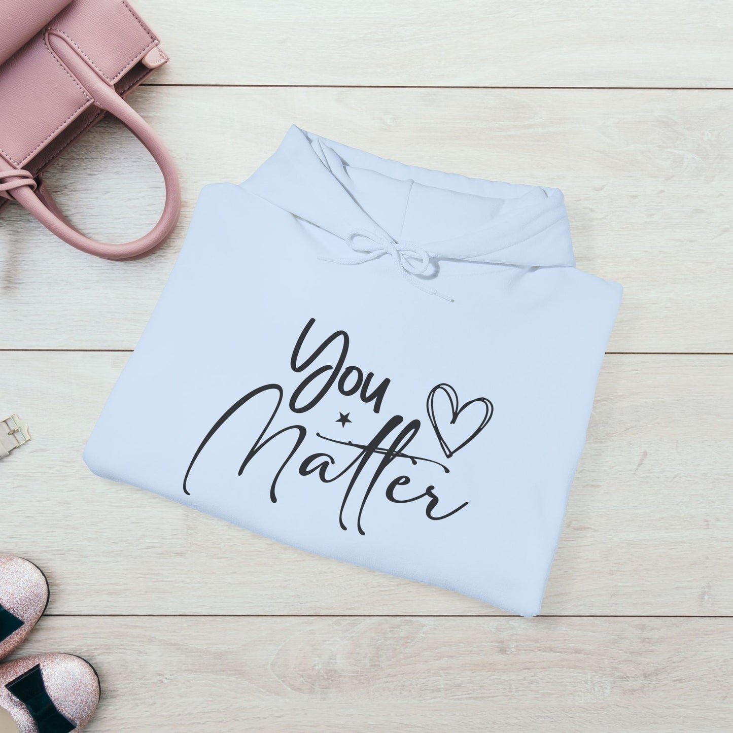 You Matter Unisex Heavy Blend™ Hooded Sweatshirt - Inspirational Warmth for Everyday Comfort