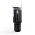 Inspirational Insulated Travel Mug - 40oz Adventure Companion - GULLYDESIGN