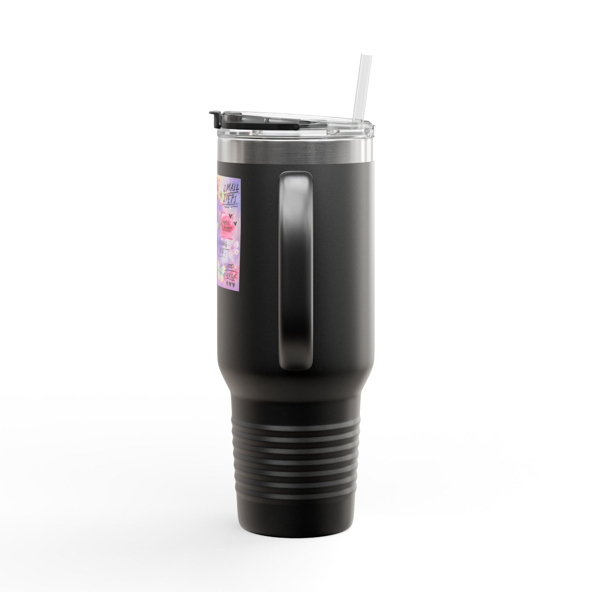 Inspirational Insulated Travel Mug - 40oz Adventure Companion - GULLYDESIGN