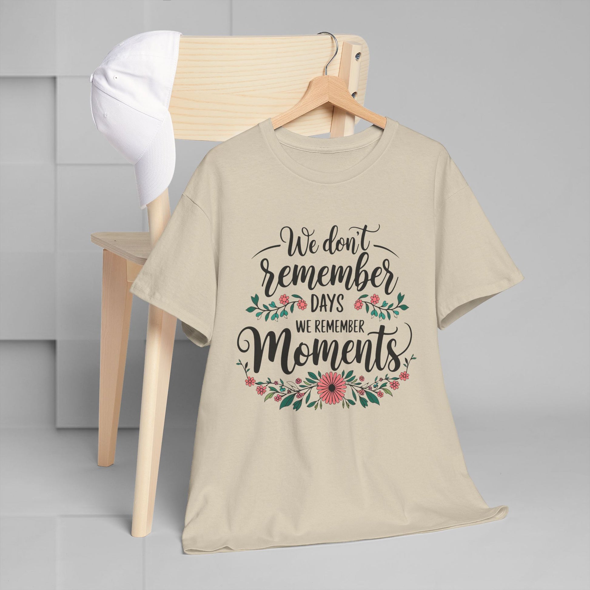 Moments Remembrance Unisex Heavy Cotton Tee - Inspirational Graphic Shirt - GULLYDESIGN