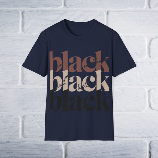 Black History T-Shirt - Unisex Softstyle - GULLYDESIGN