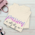 Passion is the Key Unisex Heavy Cotton Tee - Motivational T-Shirt for Inspiration and Abundance - GULLYDESIGN
