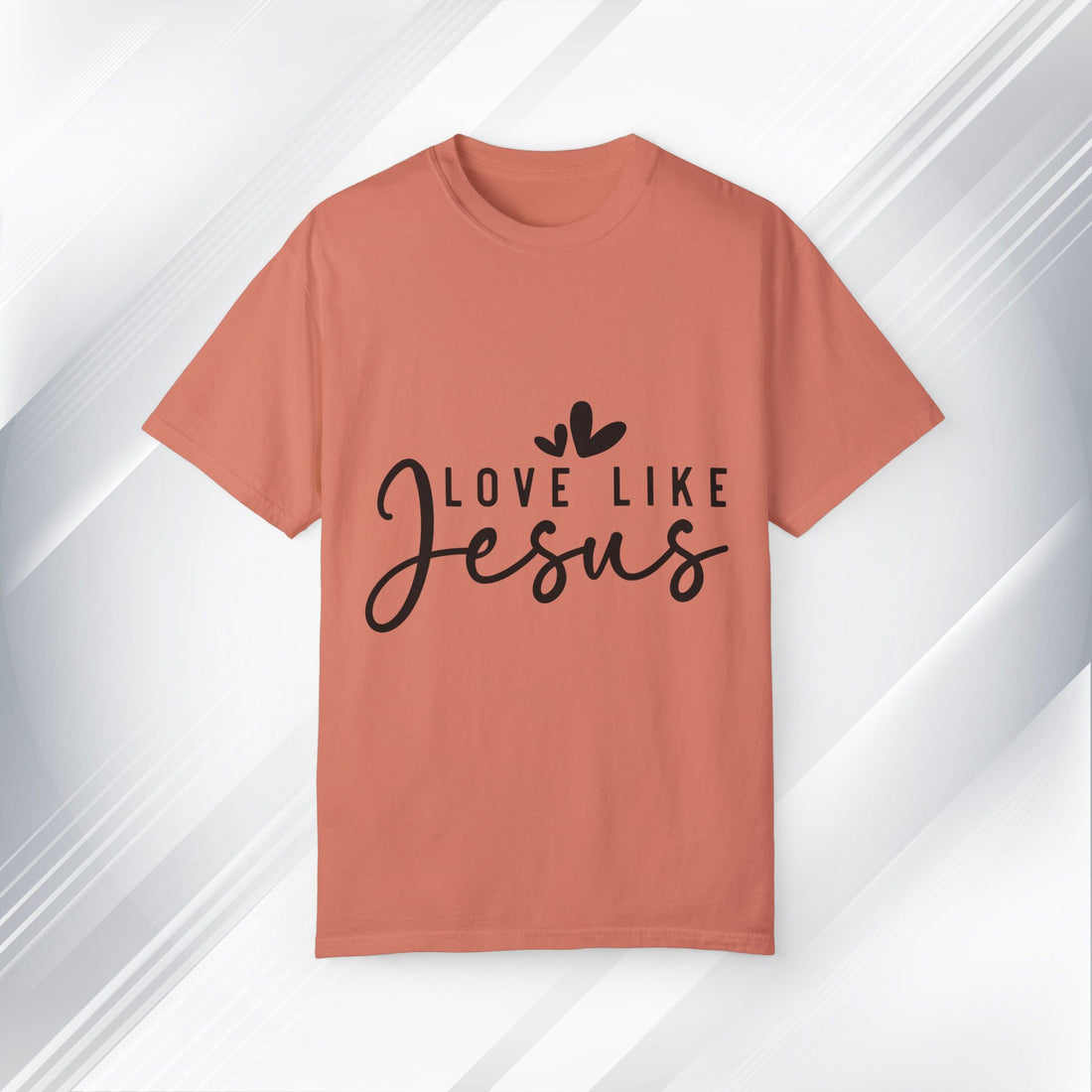 Love Like Jesus Unisex Garment-Dyed T-Shirt - Faith-Inspired Apparel - GULLYDESIGN