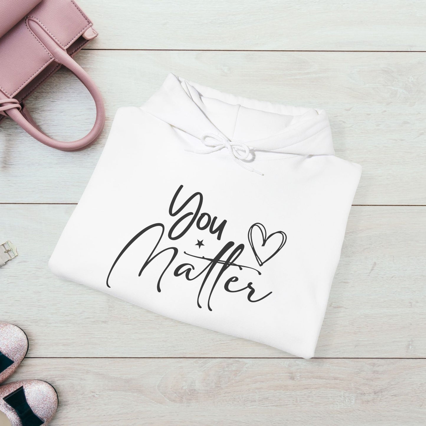You Matter Unisex Heavy Blend™ Hooded Sweatshirt - Inspirational Warmth for Everyday Comfort