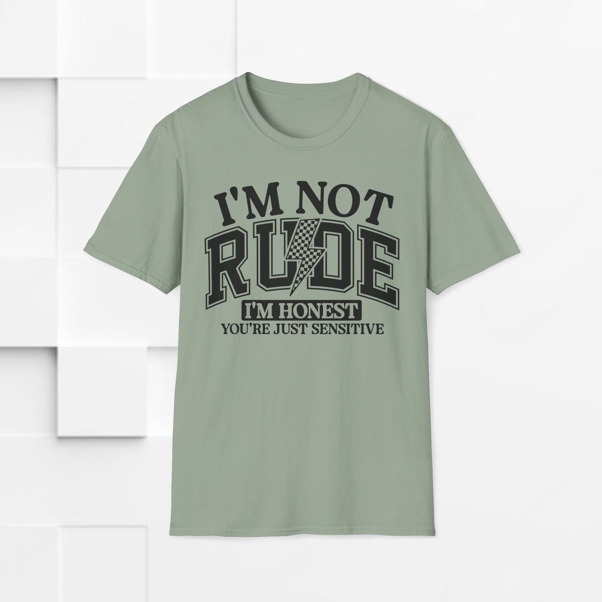 I'm Not Rude Unisex Softstyle T-Shirt – Honest Statement Tee for Fun Encounters - GULLYDESIGN