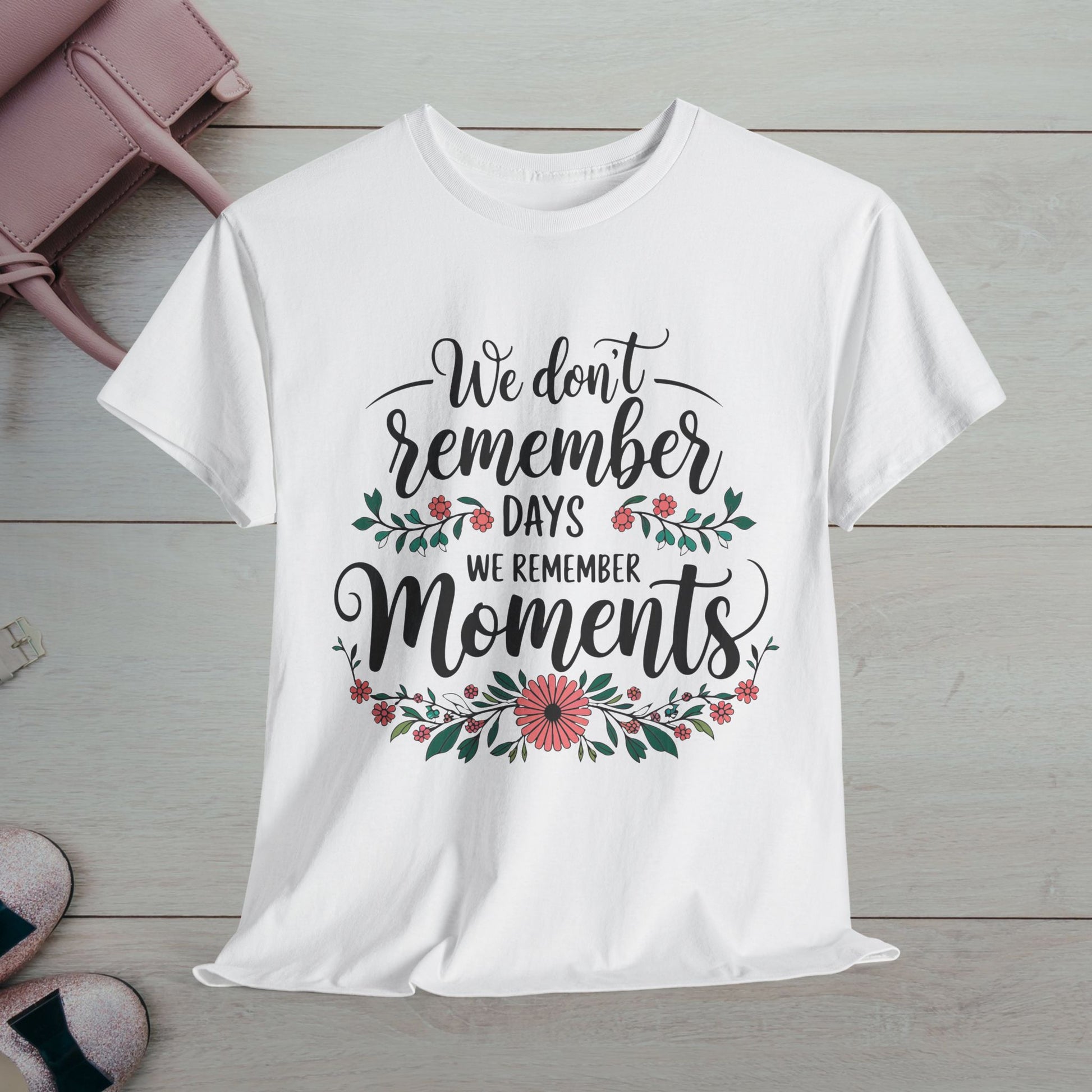 Moments Remembrance Unisex Heavy Cotton Tee - Inspirational Graphic Shirt - GULLYDESIGN