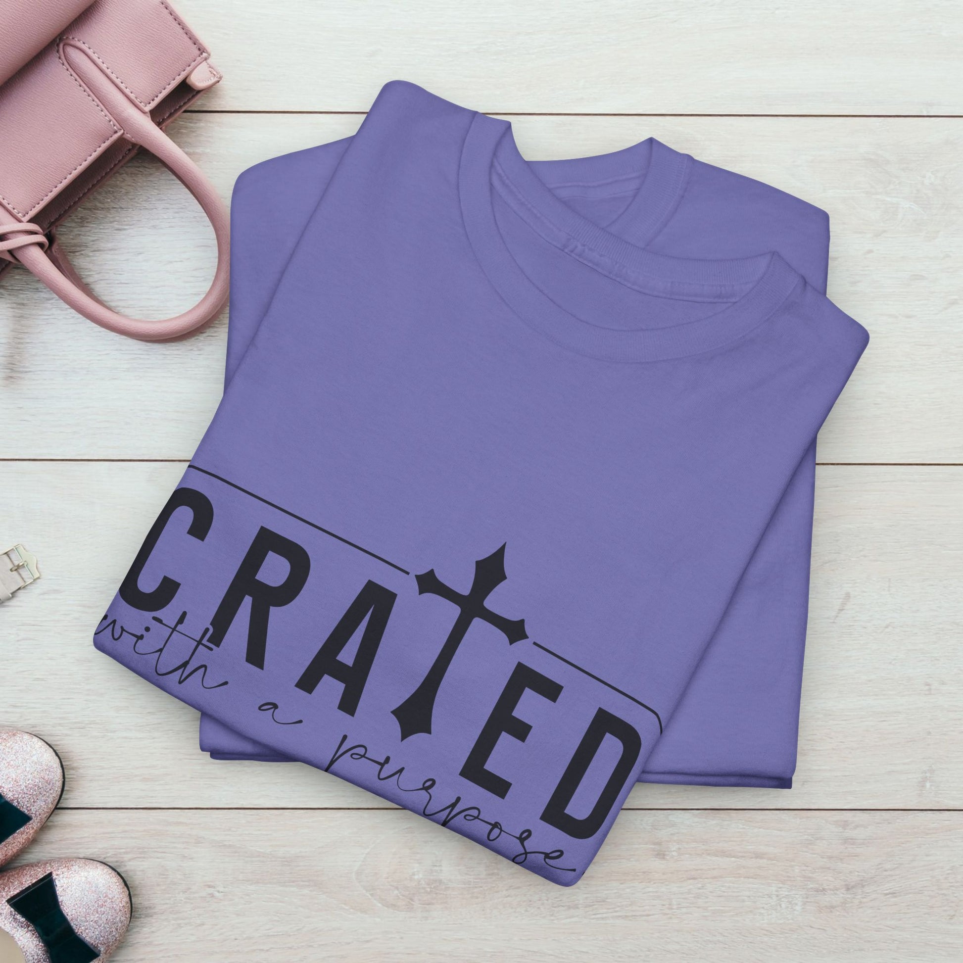 Unisex Heavy Cotton Tee - Grated with a Purpose Graphic Tee - GULLYDESIGN