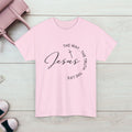Faith-Inspired Unisex Heavy Cotton Tee - 'The Way, The Truth, The Life' - GULLYDESIGN