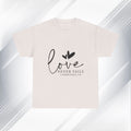 Love Never Fails Unisex Heavy Cotton Tee - Inspirational Christian T-Shirt - GULLYDESIGN