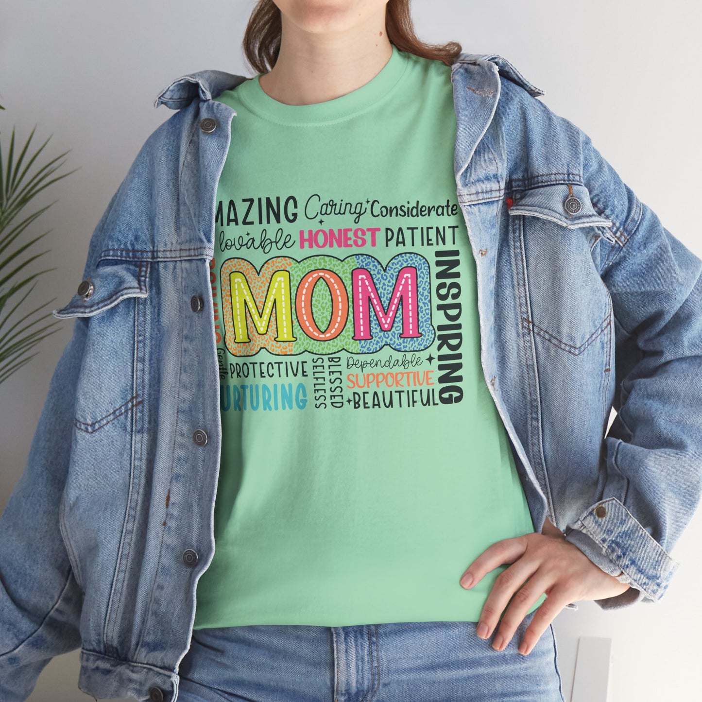 Inspiring Mom Tribute Unisex Heavy Cotton Tee