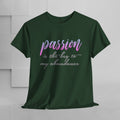 Passion is the Key Unisex Heavy Cotton Tee - Motivational T-Shirt for Inspiration and Abundance - GULLYDESIGN