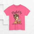 Fueled by Coffee & Chaos Unisex Tee - Fun Graphic Shirt for Coffee Lovers - GULLYDESIGN
