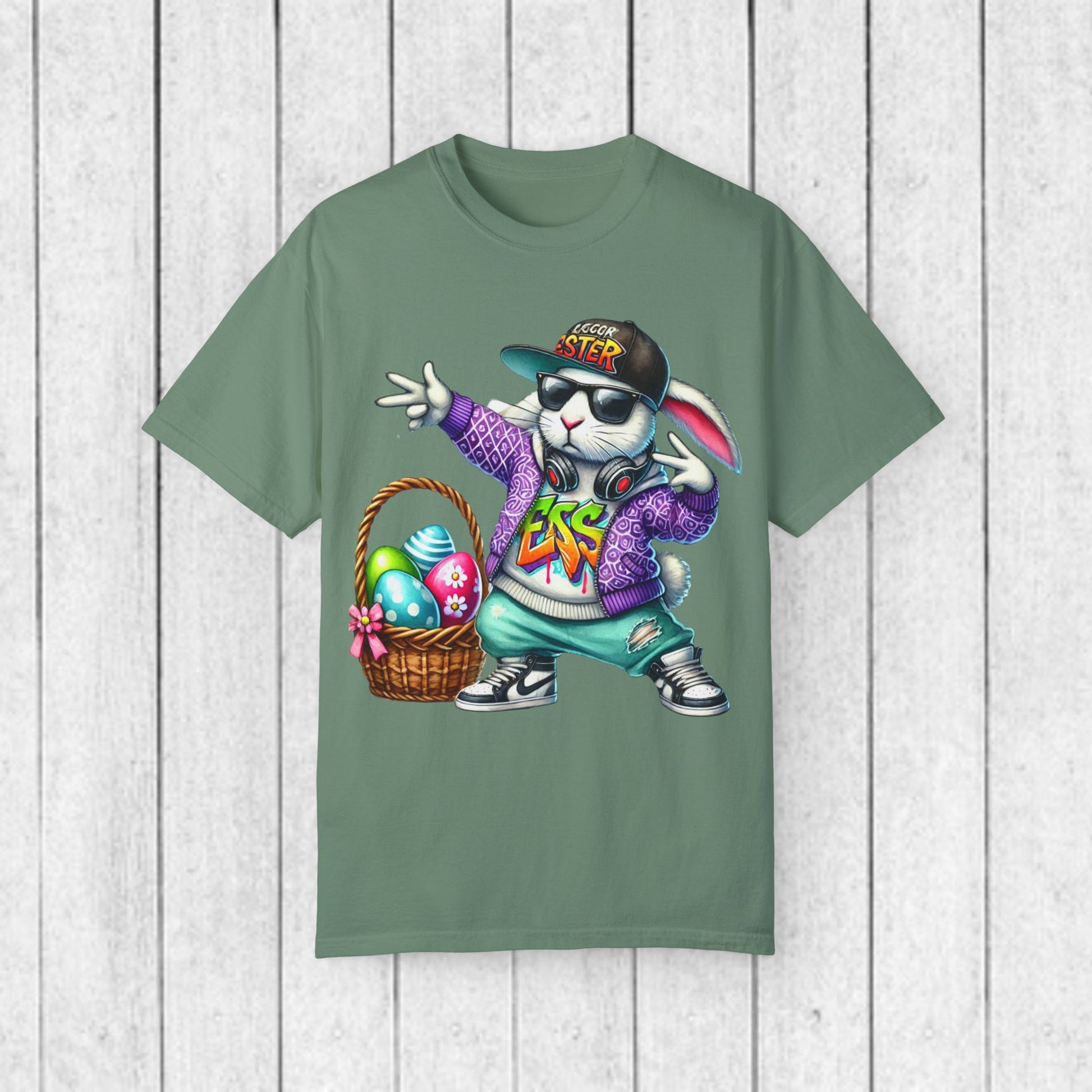 Hip Hop Easter Bunny Unisex T-Shirt - Fun & Festive Spring Apparel - GULLYDESIGN