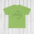 Faith-Inspired Unisex Heavy Cotton Tee - 'The Way, The Truth, The Life' - GULLYDESIGN
