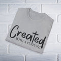 Created With A Purpose T-Shirt - Unisex Softstyle - GULLYDESIGN