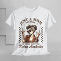 Just a Mom Unisex Heavy Cotton Tee - Funny Mom Shirt for Mother's Day - GULLYDESIGN