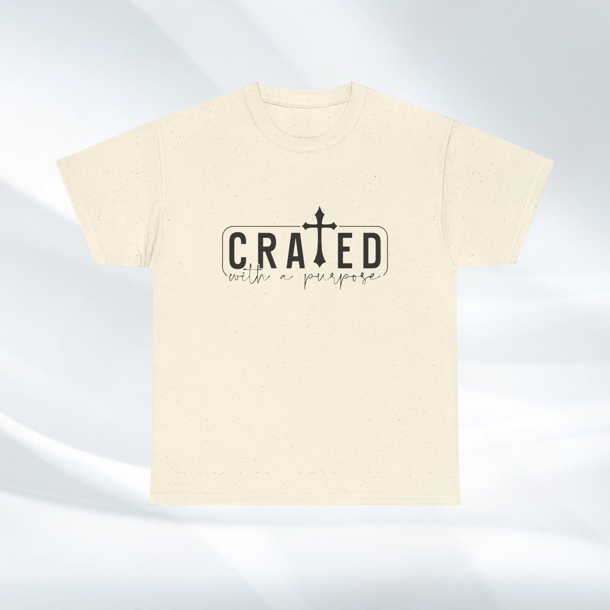 Unisex Heavy Cotton Tee - Grated with a Purpose Graphic Tee - GULLYDESIGN