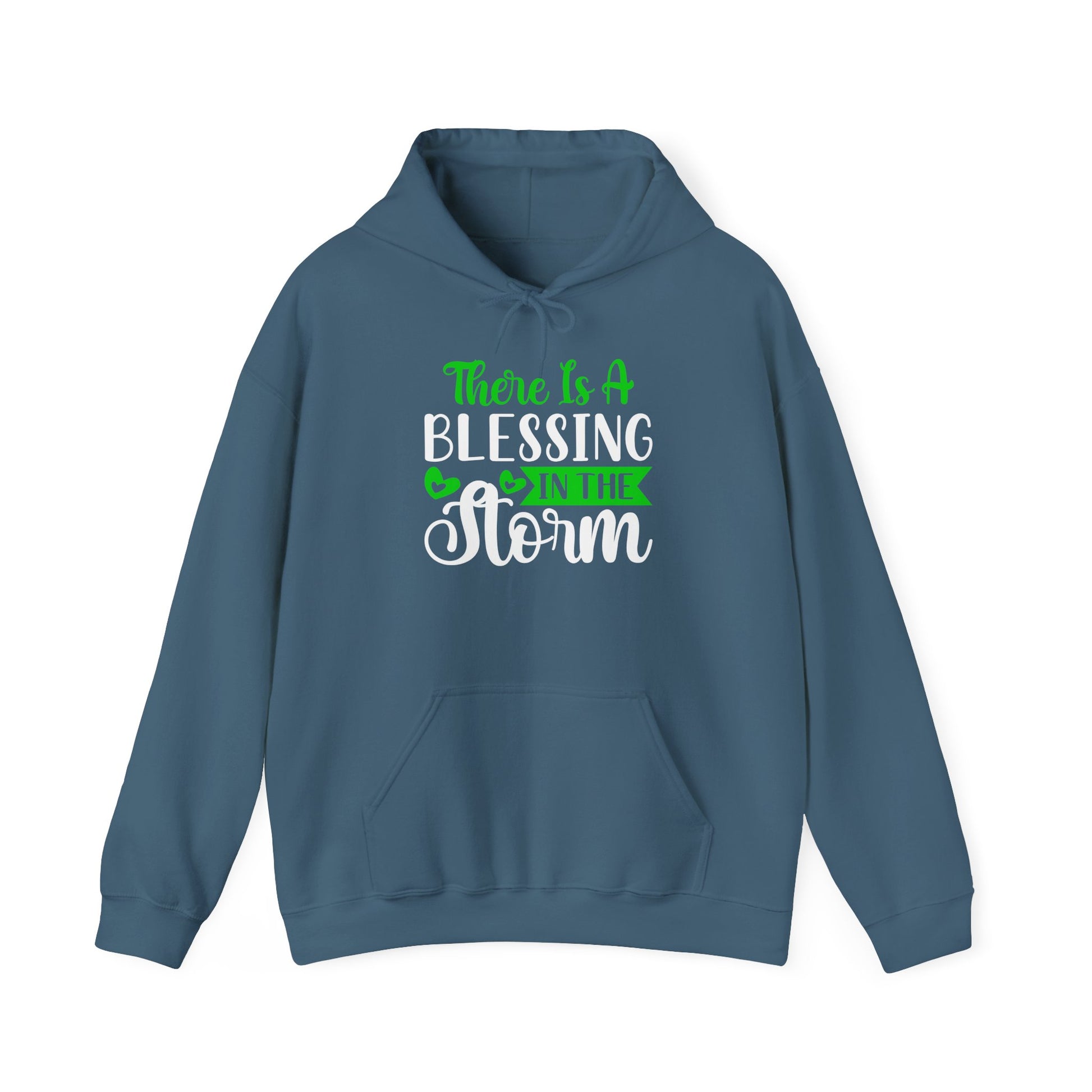 Blessing in the Storm Hoodie | Unisex Heavy Blend Sweatshirt for Comfort and Style - GULLYDESIGN