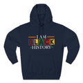 Black History Three-Panel Fleece Hoodie - Celebrate Identity & Culture - GULLYDESIGN