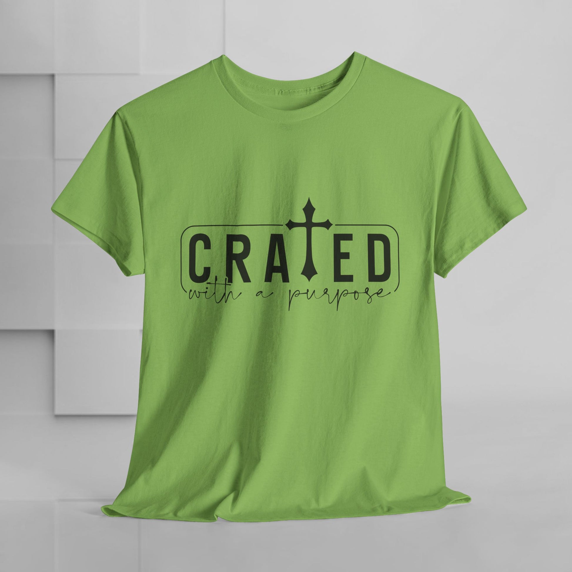 Unisex Heavy Cotton Tee - Grated with a Purpose Graphic Tee - GULLYDESIGN