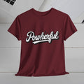 Unisex Heavy Cotton Tee - 'Powerful' Graphic Tee for Empowerment and Self-Expression - GULLYDESIGN