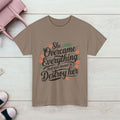Empowering Women's Quote Unisex Heavy Cotton Tee - 'She Overcame Everything' - GULLYDESIGN
