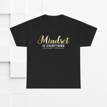Mindset Unisex Heavy Cotton Tee - Inspirational T-Shirt for Positive Thinking - GULLYDESIGN