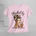 Fueled by Coffee & Chaos Unisex Tee - Fun Graphic Shirt for Coffee Lovers - GULLYDESIGN